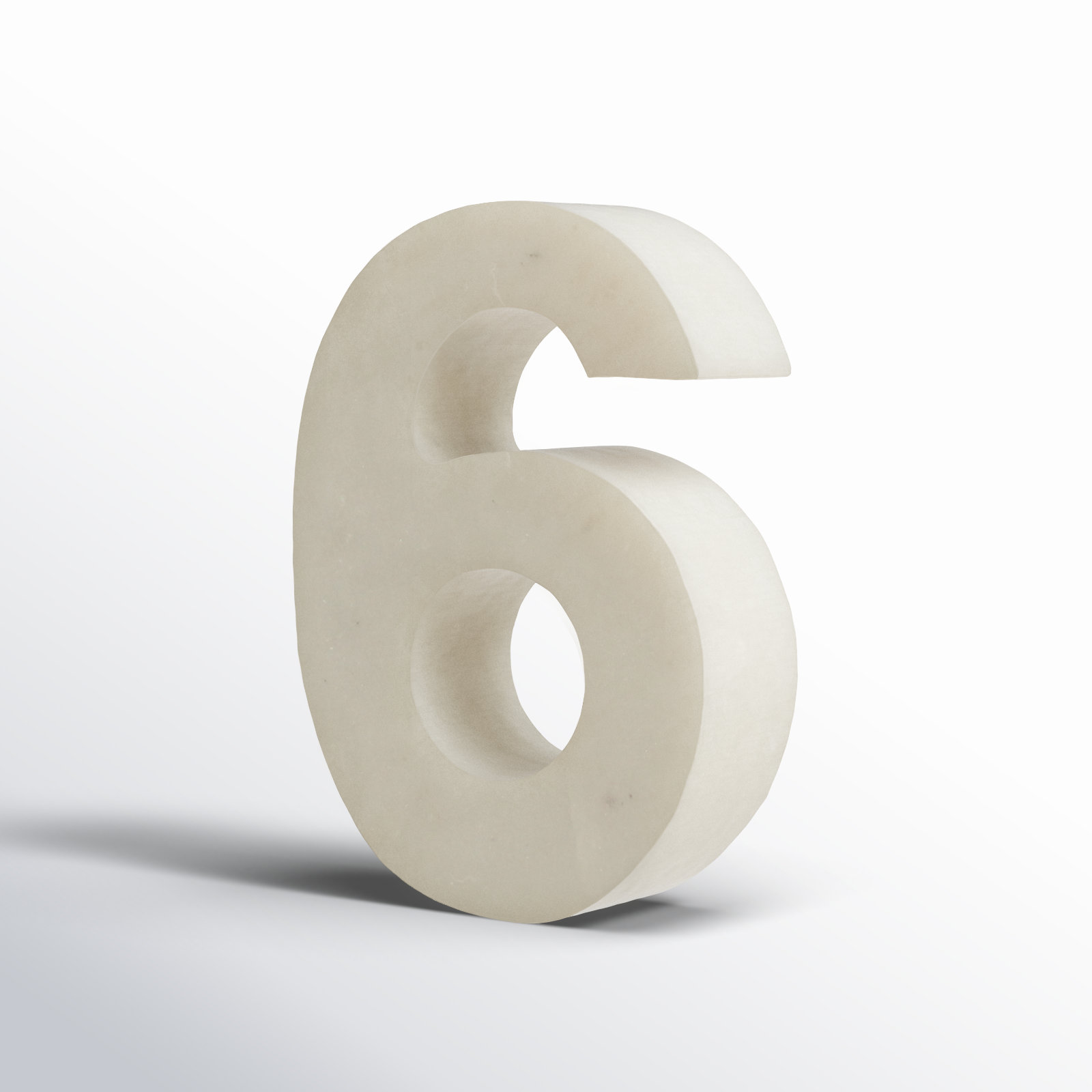 Zendaya Marble Number Letter Block, 6