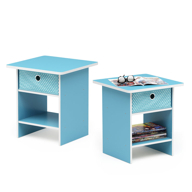 Sled Side Table Set, Light Blue