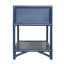 Ensemble de grande tête de lit et table de chevet Liam - bleu marine Liam-1505205495-1505205496-1505205498