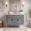 Meuble-lavabo mural 36 po avec lavabo et tiroirs en céramique, meuble-lavabo simple de style français avec charnières à fermeture douce-1884207386