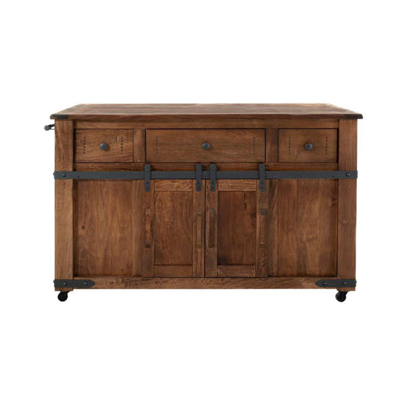 Solid Wood Kitchen Island