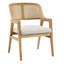 Chaises de salle à manger en bois d'hévéa Ansel-123627868-123627869