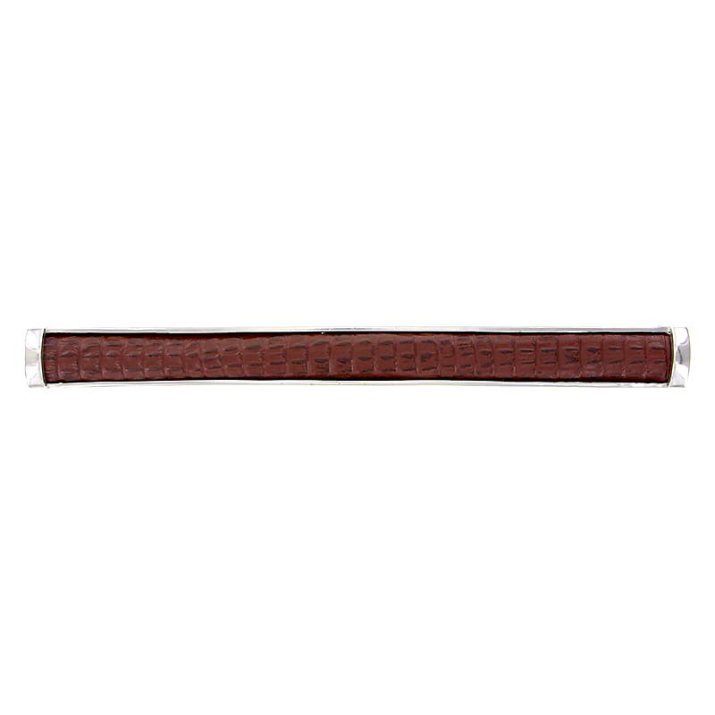 Equestre 12" Center to Center Appliance Pull, 12, Polished Silver Flat Bronze