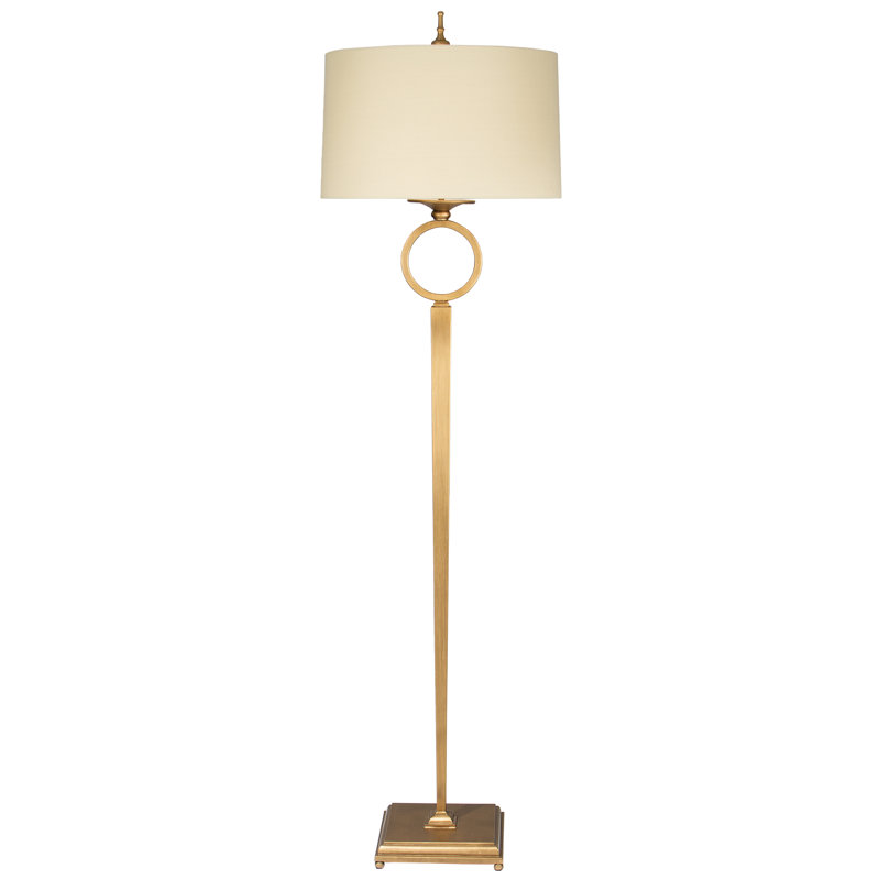 Peering Floor Lamp, Gold,  Oatmeal
