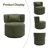 Caidee Upholstered Swivel Accent Chair-234756539