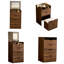 3 In 1 Vanity Desk With Flip Top Mirror