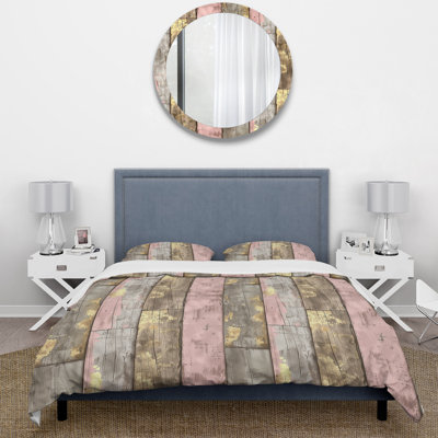 Ensemble de housse de couette Vintage Barnwood Charm VIII - Country