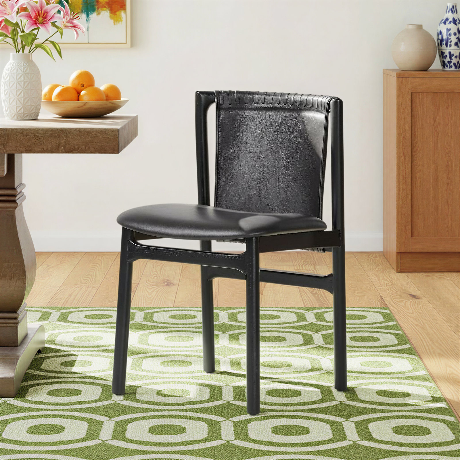 Boman Dining Chair, Brushed Ebony, Brushed Ebony