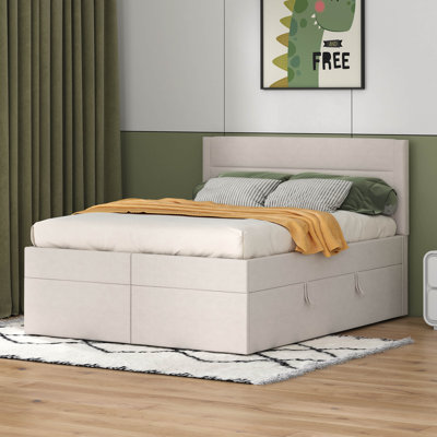 Latitude Run® Upholstered Platform Storage Bed | Wayfair
