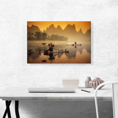 «China Asia Guilin Landscape», impression sur toile tendue