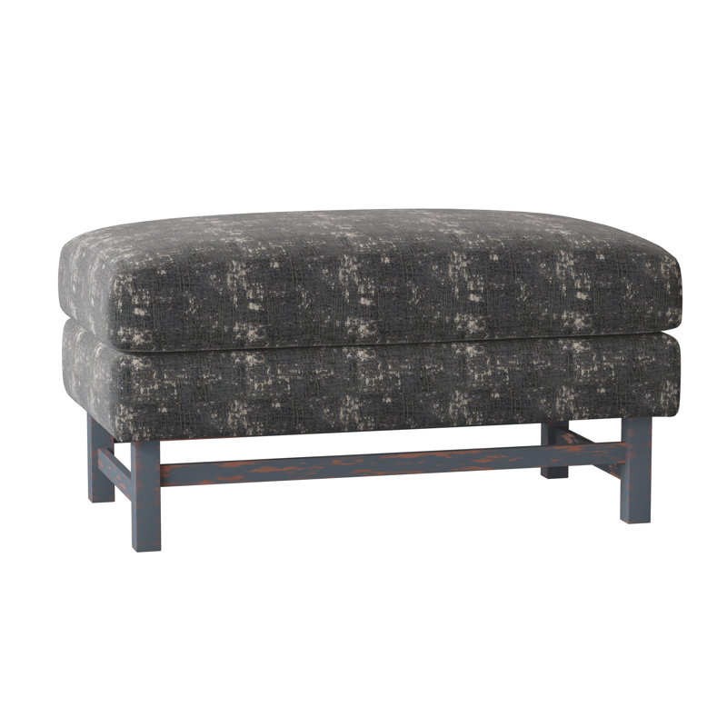 Edward Ottoman, Margaret Uniform, Vintage Ebony