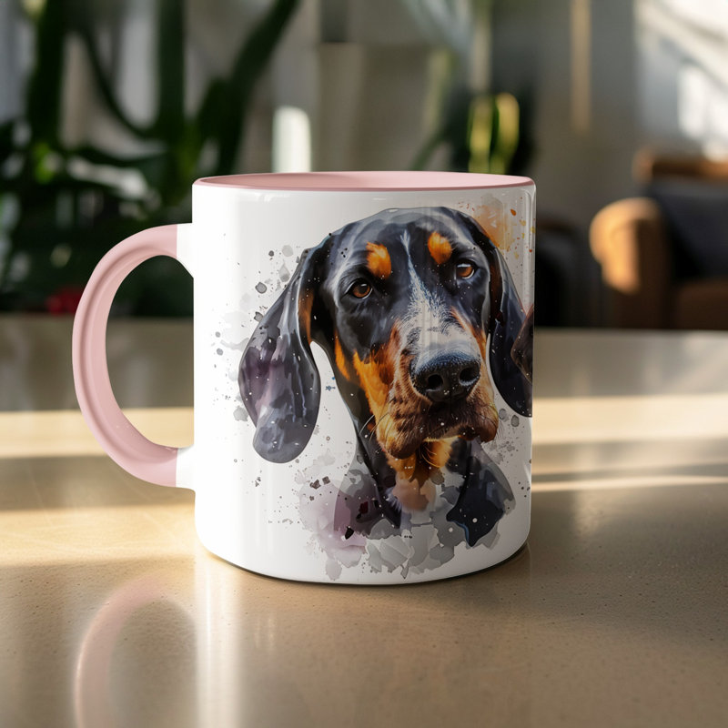 Cute Yorkshire Terrier Dog Portrait 11oz Coffee Mug, 3