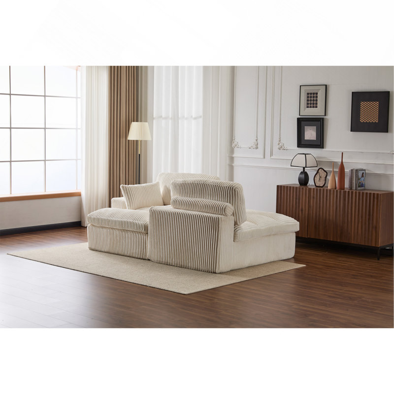 Canapé pour chaise longue double, Blanc
