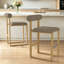 Tabouret de bar et de comptoir rembourré avec base en bois Brayden-622170338-622170350-622170351