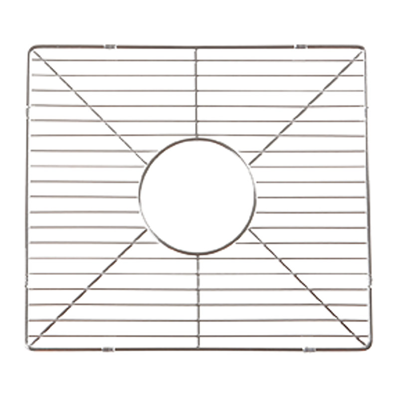 Chrome Stainless Steel Double Bowl Sink Grid Set