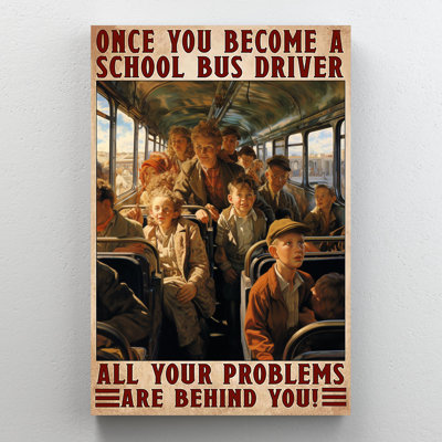 Une fois que vous devenez chauffeur d'autobus scolaire