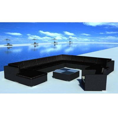 Dayten 12 Piece Deep seating with Cushions