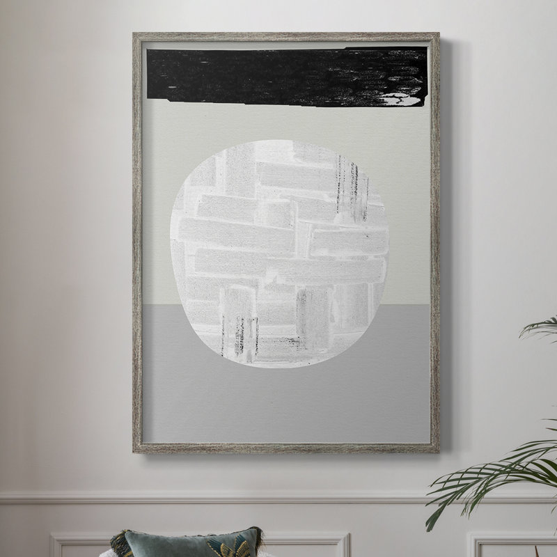 Eggy I Framed Print - Solid Wood, 11" H x 9" W