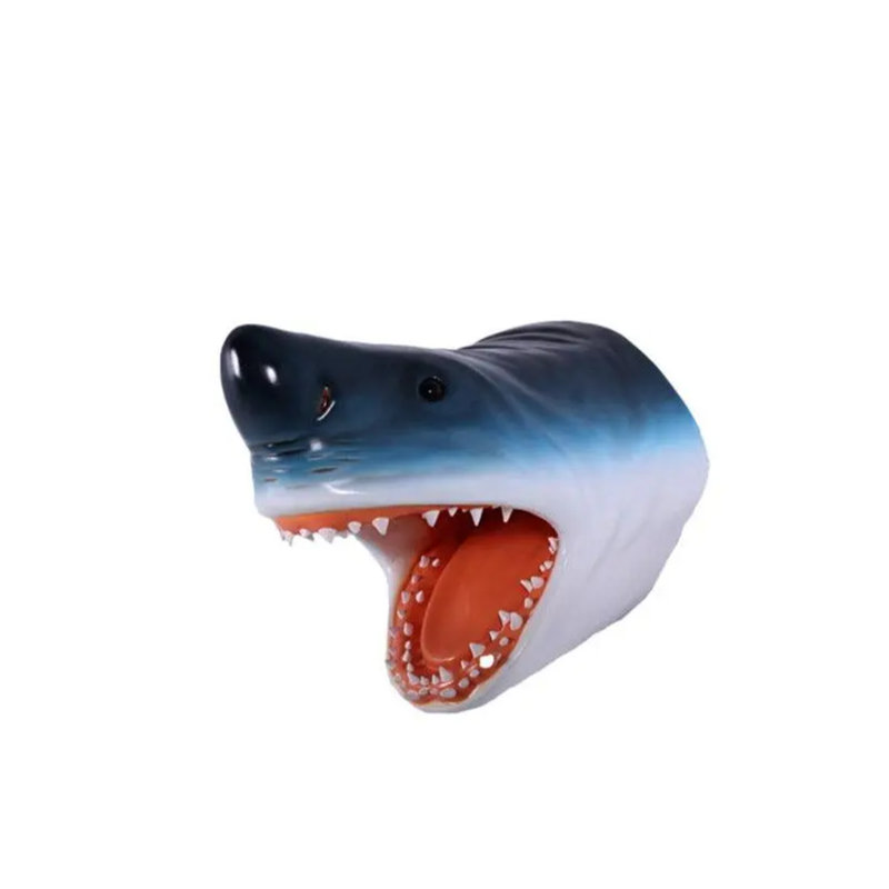 Great White Shark Head Statue