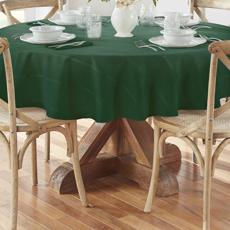Nappe Ramiro Elegance, Rond 90 po x l 90 po, Vert houx
