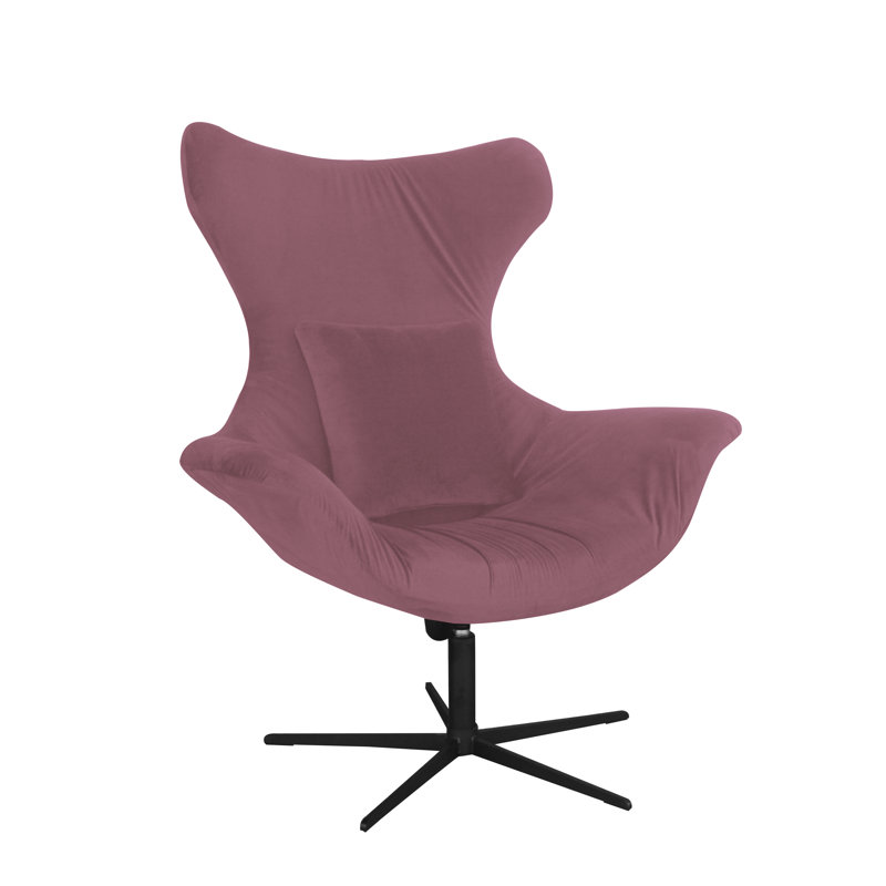 Swivel Lounge Chair, Pink