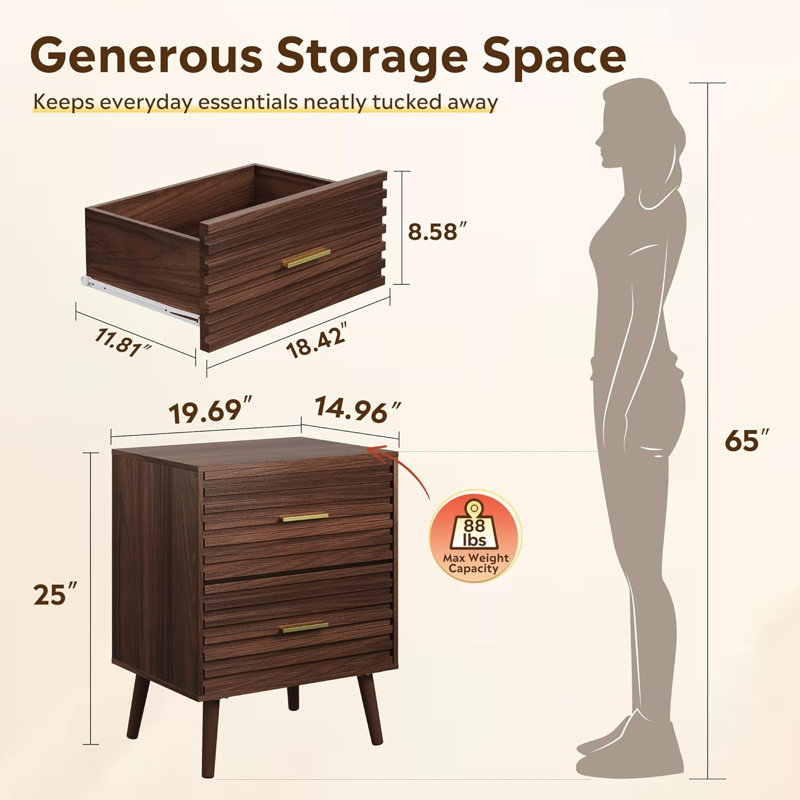 Medieval Modern Bedside Table