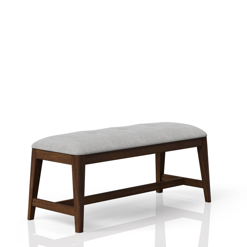 Banc de salle à manger rembourré Mid-Century