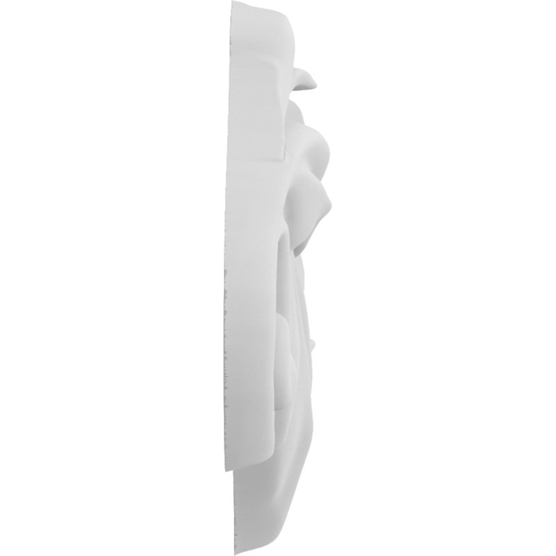 Rosettes de qualité supérieure, H 3,5 po x l 7 po x P 0,63 po, Droite