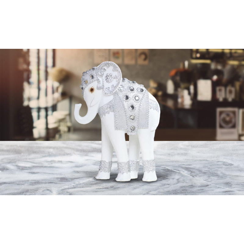 Figurine éléphant debout Allotey 7 "H