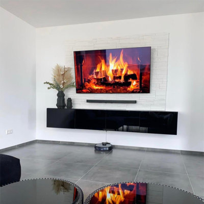 Vadim Unfinished Floating TV Stand for TVs up to 75"