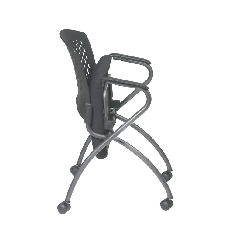 Chaise pliante rembourrée en tissu Geriyah Deluxe