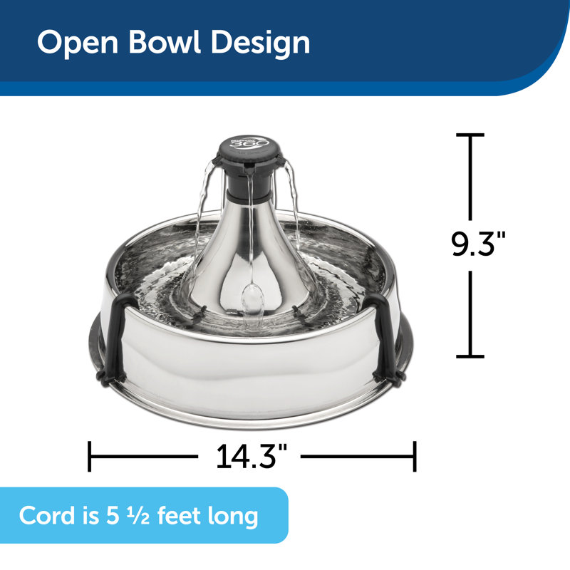 Drinkwell® Stainless Multi-Pet Pet Fountain