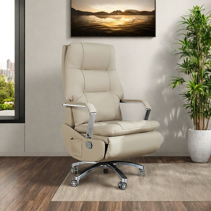 Fauteuil ergonomique confortable de niveau nuage, Beige