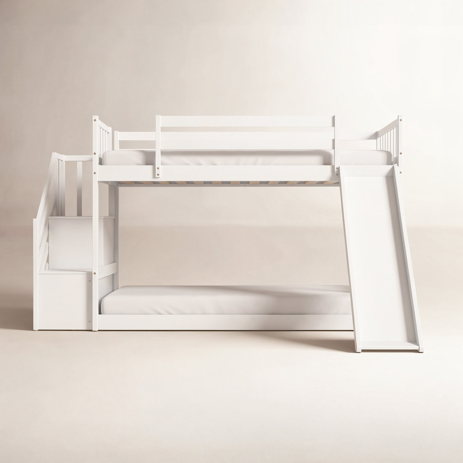 Ventura Twin Over Twin Bunk Bed, White