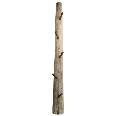 Blu-Rayne Solid Wood Coat Rack