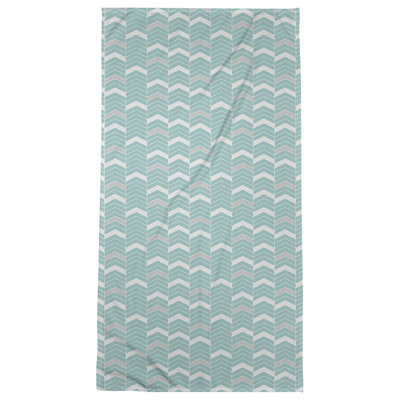 Serviette de plage lineed chevrons Stephenie
