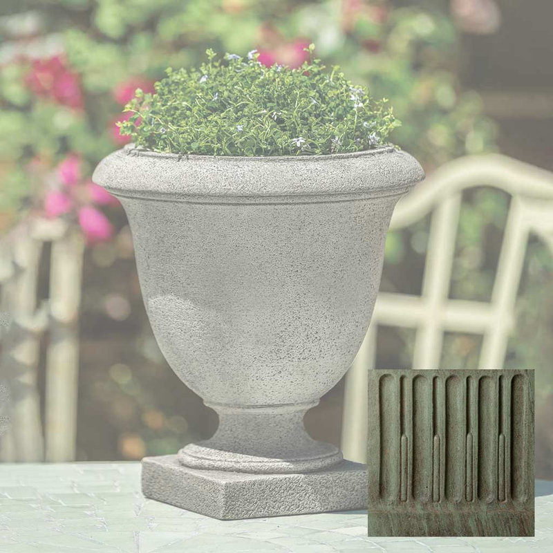 Urne à fleurs Petitt, Bronze cuivré