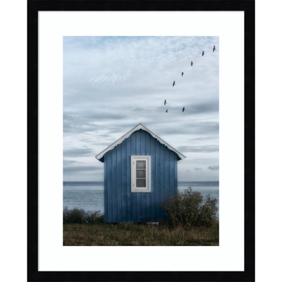 Claraville Gronkjaer Collection Beach Hut par Lotte Gronkjaer - photographie encadrée sur papier