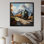 Wilczek Train Majestic Passage Pointillism III - reproduction