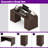 Executive Desk With Two File Cabinets-270904912