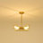 Raventon Home 4-Light Industrial Brass Pendant Light
