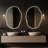 Dibbrun Frameless Lighted Bathroom Mirror Anti-Fog LED Wall Mirror-901436189-902978309