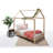 Khwaja Ozark Solid Wood House Bed-2124671557