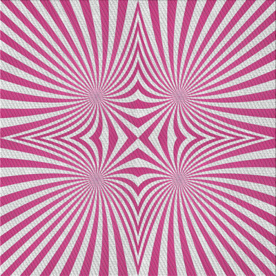 Rose/Tapis décoratif grise