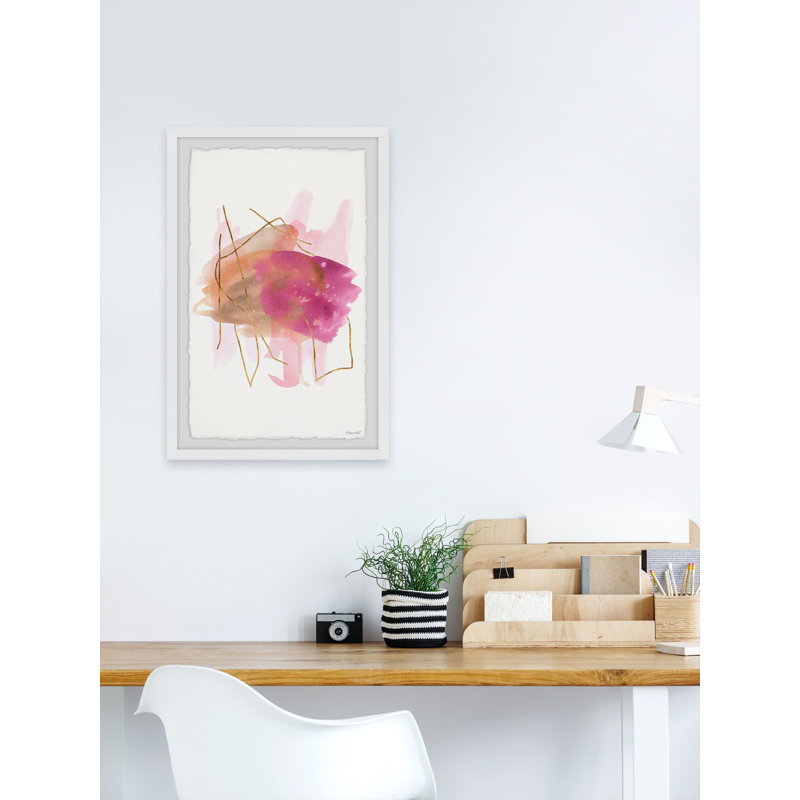 Rose Edge IV by Marmont Hill - Single Picture Frame Painting, 41cm H x 61cm W