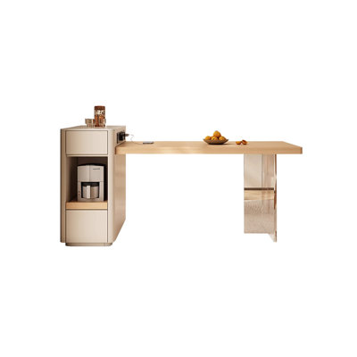 59.06"Simple and extendable dining table kitchen island