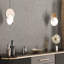 Air Collection Metallic Stonework Effect Textured Wallpaper Roll
