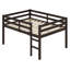 Lit mezzanine en bois avec échelle-1450561988