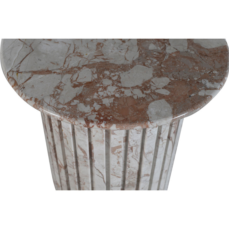 Genoa End Table, Cream