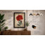 Crimson Carnation Study Botanical - Framed Print-2105920293-2105920290